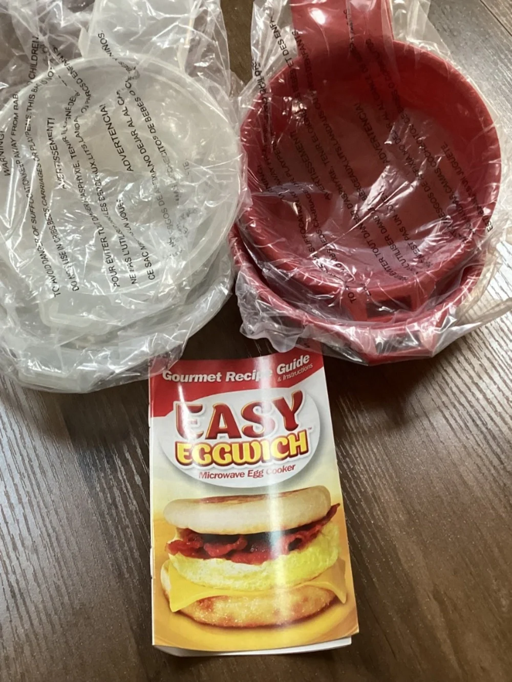 Easy Eggwich microwave egg cooker set New
